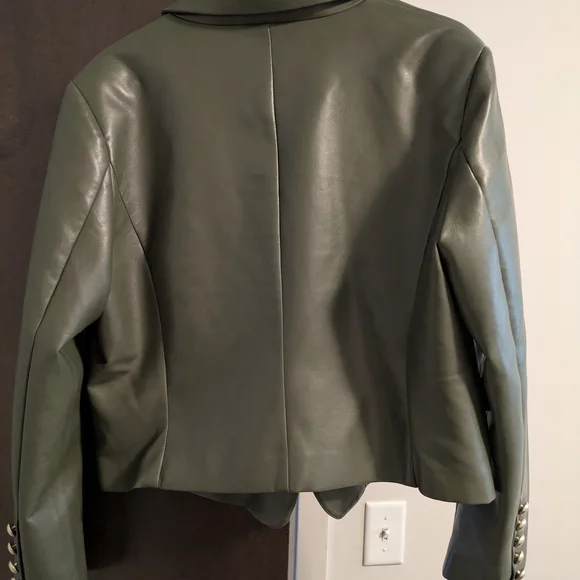 NWT! Avec Les Filles Green Double-Breasted Blazer - Picture 2 of 4